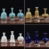 New Chinese Style Jingdezhen Ceramic Vase Set for Home and Office Decor