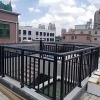 Zinc Steel Balcony Railing Outdoor Aluminum Alloy Terrace Fence Stair Handrail