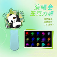 Acrylic Light Stick for Concerts and Fan Events, LED Glow Stick with Custom Logo Display