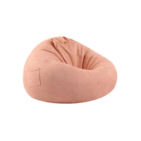 Suede Lazy Sofa Bean Bag Chair with EPP/EPS Filling, Recliner for Bedroom Balcony