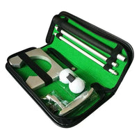 Golf Putting Practice Set with Leather Bag