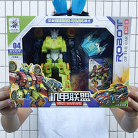 2-in-1 Robot Transforming Armored Vehicle Educational Toy