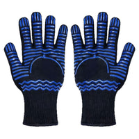 Heat Resistant Silicone Oven Mitts for Kitchen Baking and BBQ