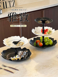 Multi-tier Dessert Stand for Parties & Home Use, Rotating Cake & Fruit Display Tray