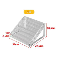 Multi-Layer Clear Nail Polish Organizer and Cosmetic Display Stand