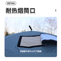 Insulated Hexagonal Ice Fishing Tent for Extreme Cold Weather Camping