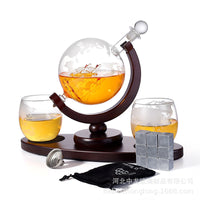 Creative High Borosilicate Globe Decanter for Vodka & Whiskey, Wine Dispenser