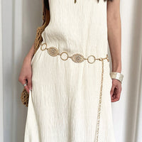 Vintage Western Rivet Belt for Women, Bohemian Style Leather Waistband for Dresses and Pants