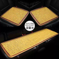 Forklift Seat Cushion Bamboo Mat Breathable Summer Pad for Engineering Vehicles