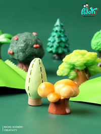 Miniature Forest Tree Blind Bag Figurines for DIY Micro Landscape Decor