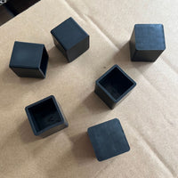 XinHuiYang 20x20mm Square PVC Soft Furniture Leg Caps, Non-Slip Wear-Resistant Table Chair Feet Covers