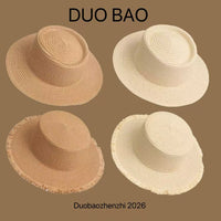 DIY Straw Hat Blanks for Summer Sun Protection - Foldable & Octagonal Styles