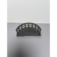 Dollhouse Miniature Half-Round Balcony European Style Wall Shelf DIY Ornament