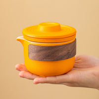 Portable Travel Tea Set with Teapot and Cups for Outdoor Camping and Travel