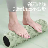 Solid Foam Roller with 3D Massage Points for Muscle Relaxation and Deep Tissue Massage