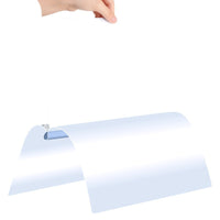 A4 Gradient Transparent Sliding Bar File Folder for Students, Loose-Leaf Document Organizer