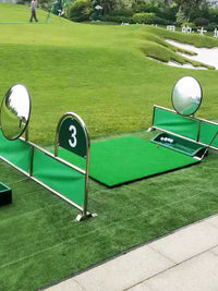 Indoor Golf Hitting Mat for Swing Practice and Chipping Training