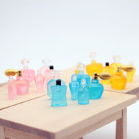 Dollhouse Miniature Perfume Bottle Set for OB11 Dolls, Pretend Play Accessories