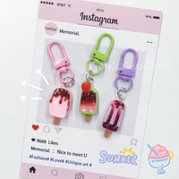 Cartoon Ice Pop Keychain for Bags and Gifts