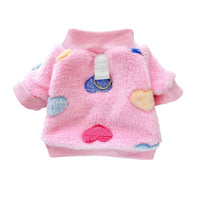 Flannel Pet Vest Harness for Small Dogs and Cats, Warm Autumn/Winter Apparel for Teddy, Bichon, Pomeranian