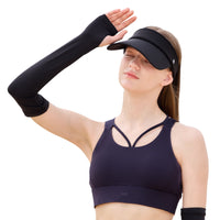 UV Protection Cooling Arm Sleeves for Women, Thin Ice Silk Sun Sleeves for Cycling and Outdoor Activities