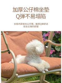 Mei Qi Rattan Woven Swing Chair with Cushion for Indoor Outdoor Patio Garden Balcony