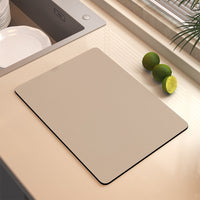 Solid Color Diatomaceous Earth Kitchen Sink Drying Mat Dish Drainer Heat Resistant Table Mat