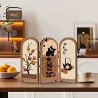 Crystal Persimmon Ruyi Desktop Screen Ornament for Home Decor