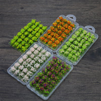 Mixed Color Flower Cluster Model for Diorama and Architectural Scenery