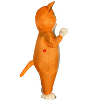 Halloween Inflatable Cat Costume for Adults - Black Cat / Orange Cat