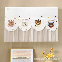Air Conditioner Wind Deflector Curtain for Split Units - No-Drill Fabric Cover