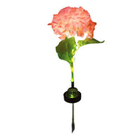 New Solar Garden Lights Outdoor Waterproof Hydrangea Flower Lamps for Yard Balcony Decoration Landscape Lighting