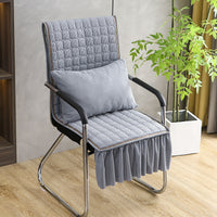 Non-Slip Office Chair Cover with Integrated Cushion, Thickened Boss Chair Protector