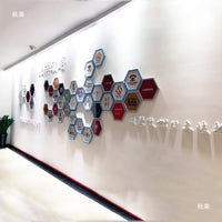 Hexagonal Resin Photo Frame Modern Minimalist Geometric Wall Decor