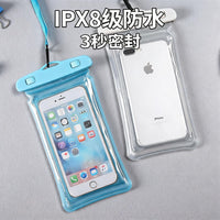 Waterproof Phone Pouch with Airbag for Underwater Photography and Touchscreen Use, Floating Dry Bag for Swimming and Rafting
