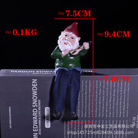 Dwarf Gnome Resin Figurines for Micro Landscape Decor