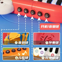 Kids' Electronic Piano Toy with Lights and Music for Early Education