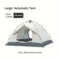 Automatic Pop-Up Camping Tent for Outdoor Picnic, Waterproof & Sun Protection