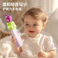 Baby Musical Phone Toy with Teether and Whistle, Early Education Remote Control Toy for Infants