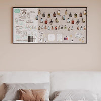 Magnetic Felt Board Wall Stickers, Photo Wall Cork Board, Wool Felt Kindergarten Classroom Message Background Board
