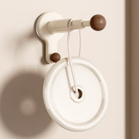 Retractable Wall-Mounted Hanger Organizer for Balcony and Laundry Room, No-Drill Installation