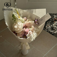 XinYi Khmer Cotton Paper Floral Wrapping Paper for DIY Bouquets and Crafts