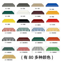 Waterproof UV-Resistant Retractable Awning Fabric for Outdoor Shade and Balcony Replacement