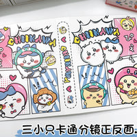 A5 3-Inch Mini Photo Card Album with Hardcover and Loose-Leaf Pages