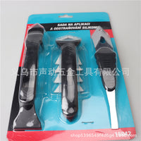 Caulking Tool Kit with Scraper and Spreader for Sealant and Grout Removal