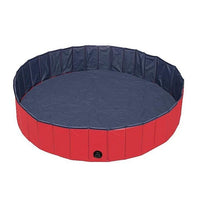 Foldable PVC Pet Swimming Pool for Dogs and Cats, Portable Bathing Tub