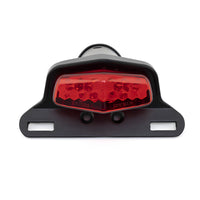 Motorcycle Retro LED Tail Light Brake Light License Plate Holder Assembly