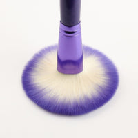 8-Piece Lavender Purple Makeup Brush Set with Eyeshadow, Foundation, and Blush Brushes