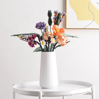 Ceramic Hydroponic Vase for Living Room Decor, Modern Minimalist Design