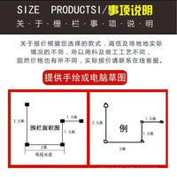 Carbonized Wood Garden Fence Panel Outdoor Yard Lawn Park Solid Wood Barrier